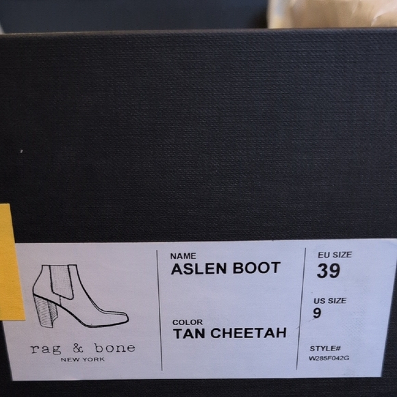 Rag & Bone Aslen Boot in Tan Cheetah Print - Picture 3 of 4